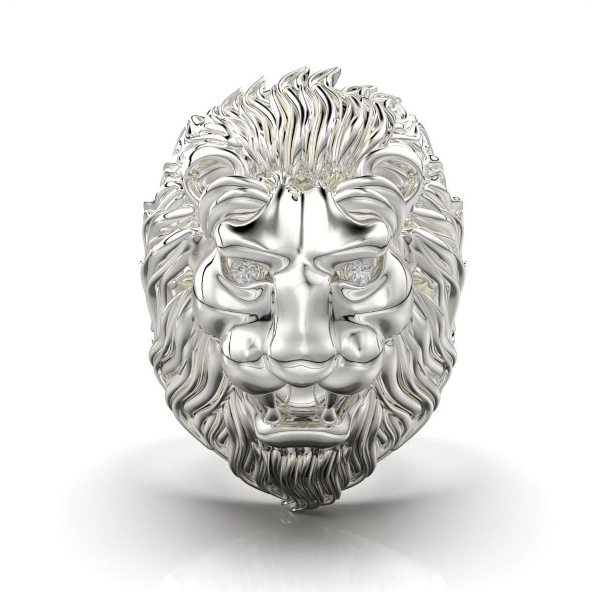 LUYA JOYERÍA - Anillo León con corte circular