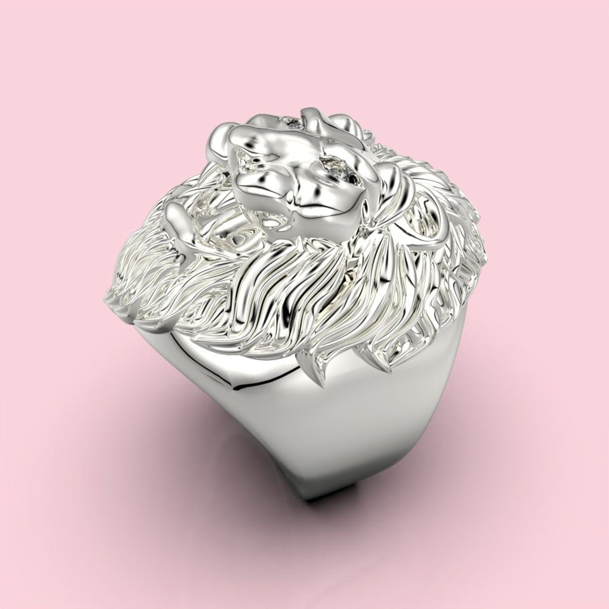 LUYA JOYERÍA - Anillo León con corte circular