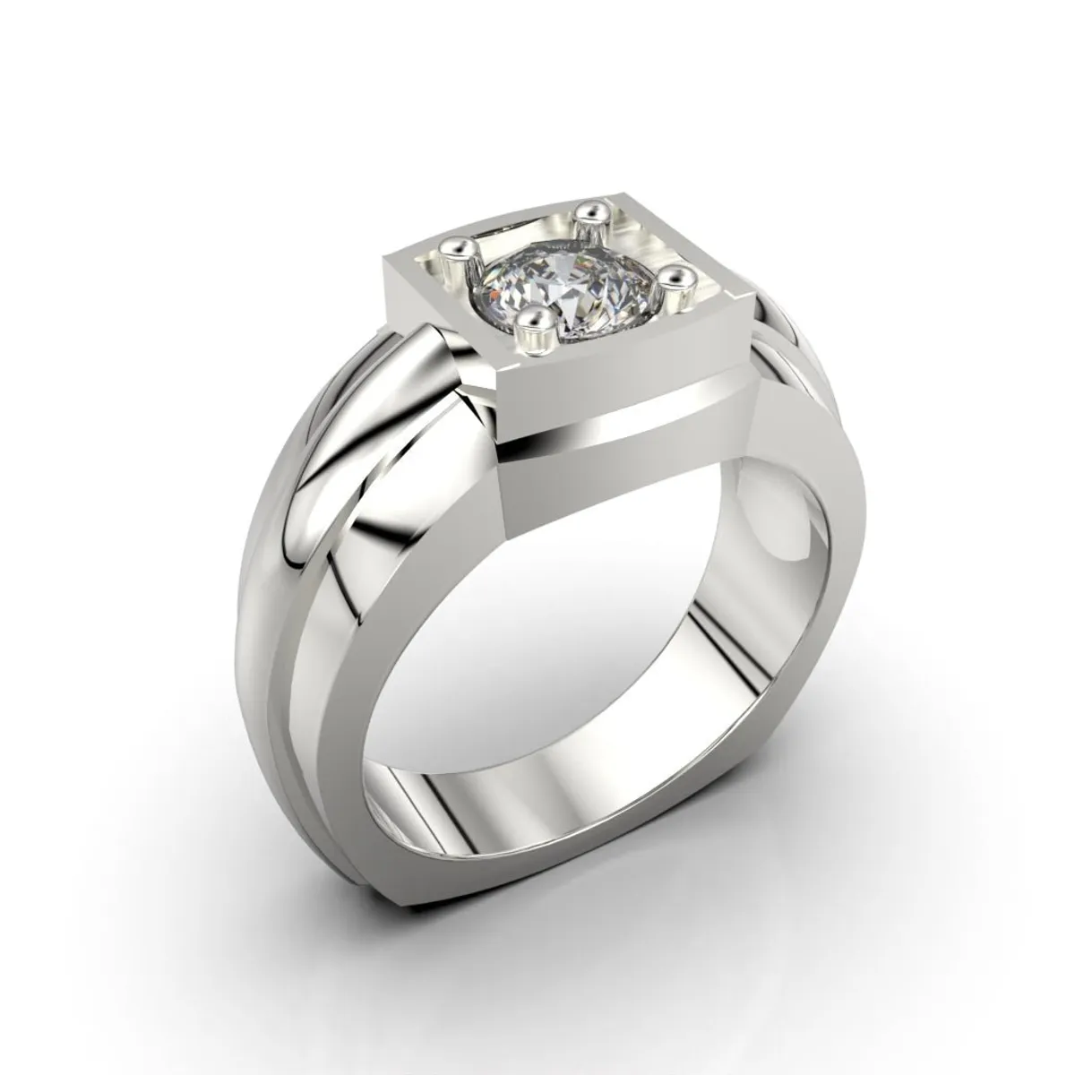 LUYA JOYERÍA - Anillo Bisel con corte circular