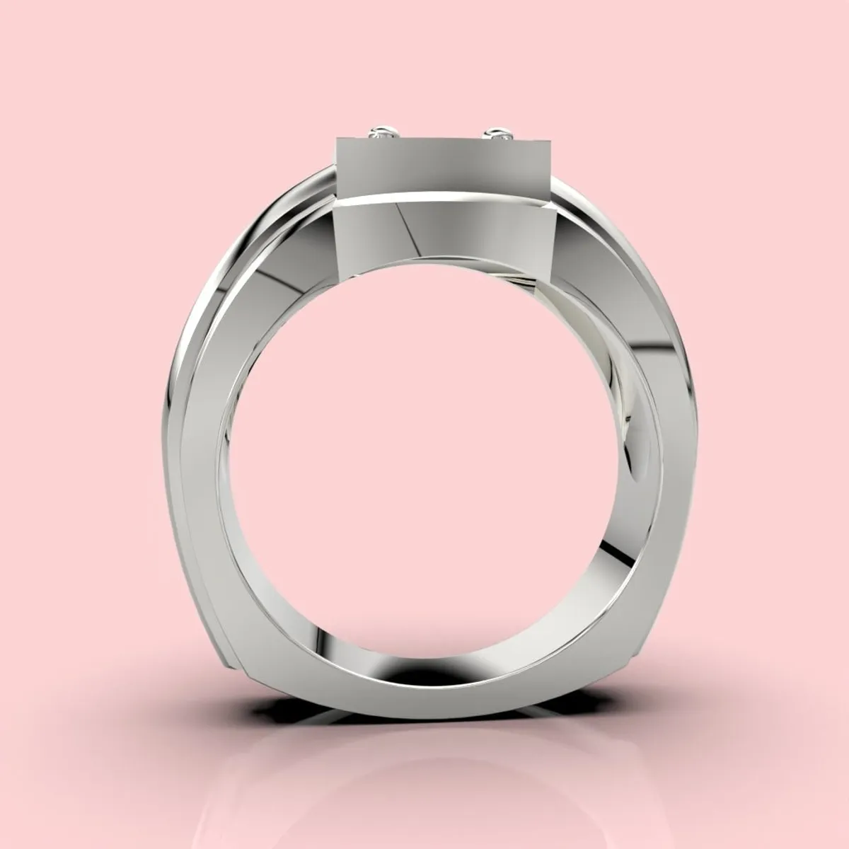 LUYA JOYERÍA - Anillo Bisel con corte circular