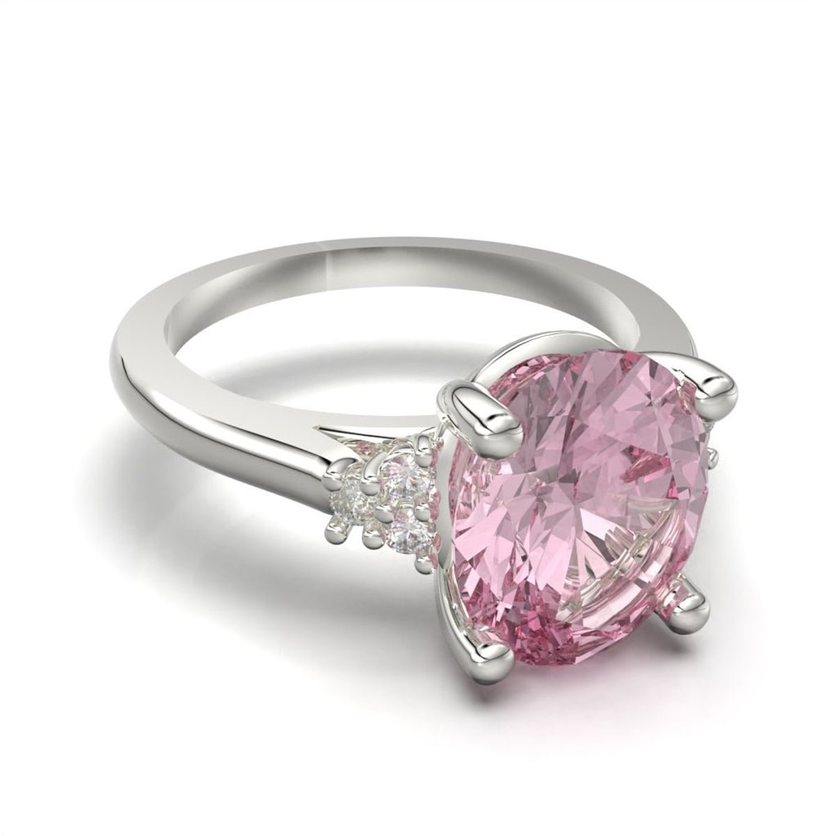 LUYA JOYERÍA - Anillo solitario con corte oval