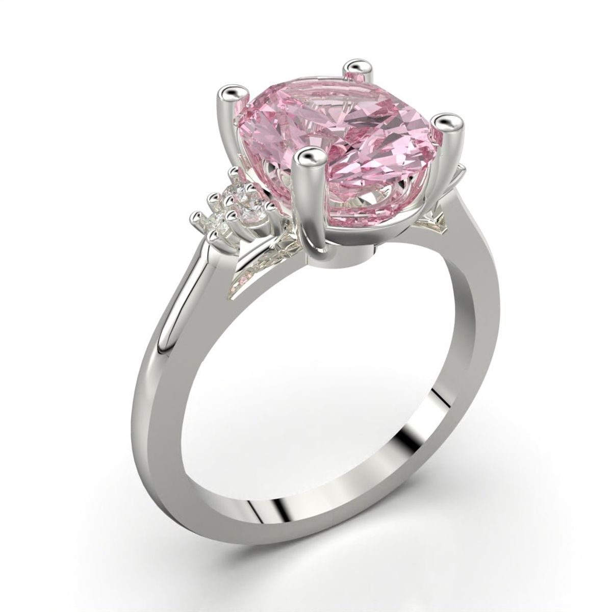 LUYA JOYERÍA - Anillo solitario con corte oval