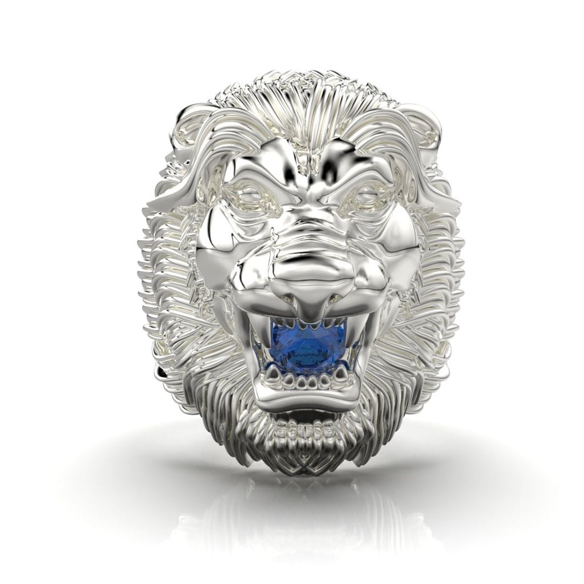 LUYA JOYERÍA - Anillo León con corte circular