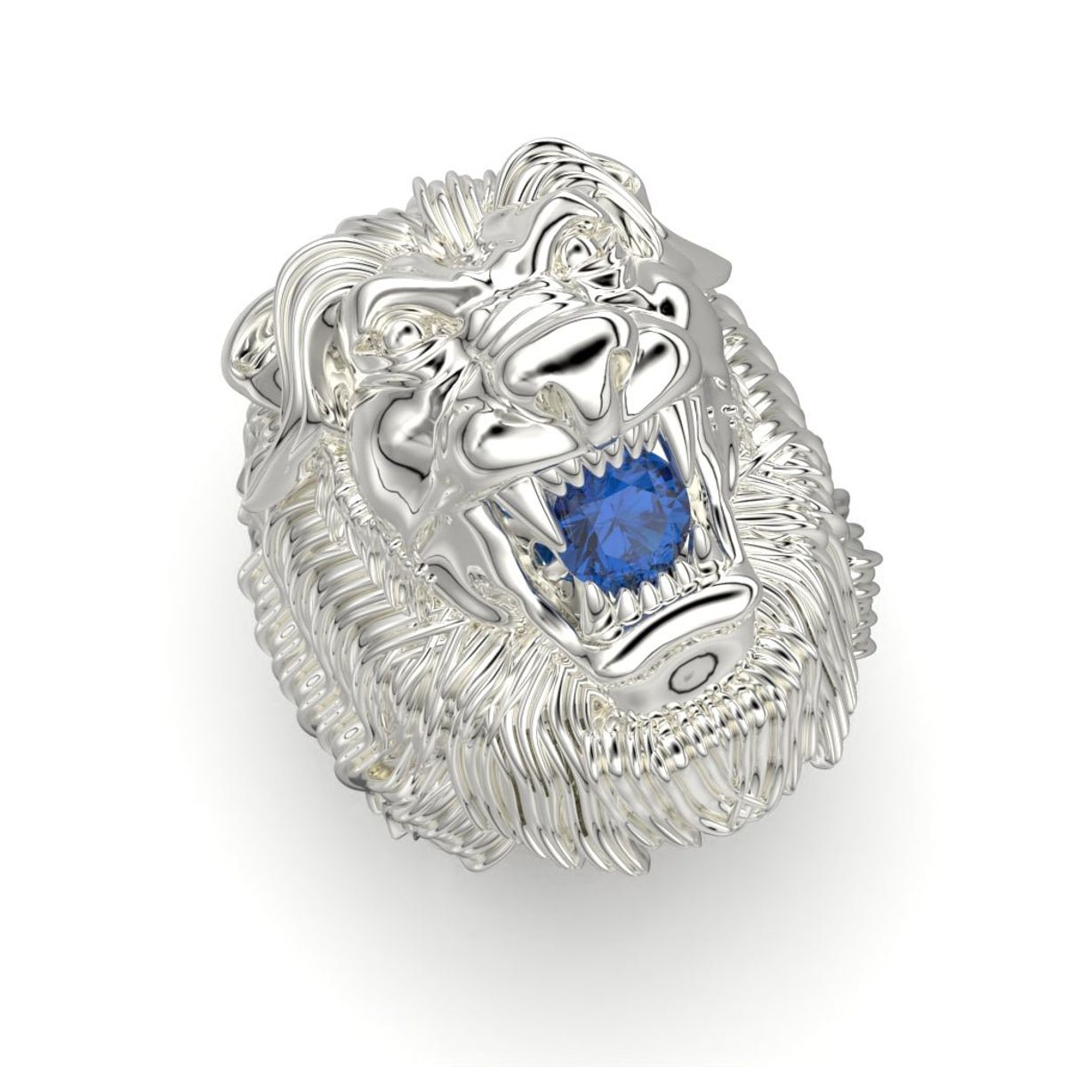 LUYA JOYERÍA - Anillo León con corte circular