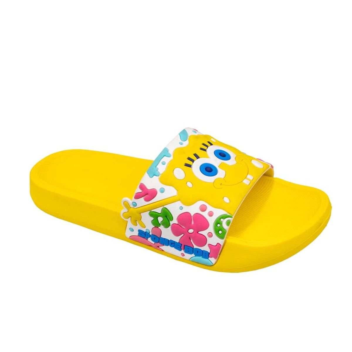 BOB ESPONJA - Sandalia Slide Casual 2OY-046 Amarillo Bob Esponja