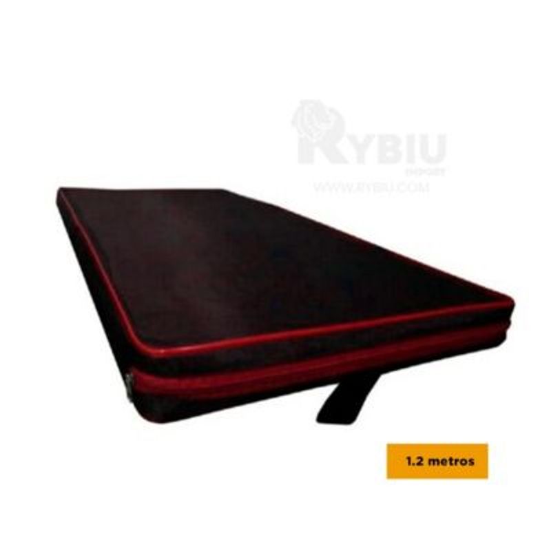 GENERICO - Tapete Deportivo Negro en Talla M con Rojo Y+Gift Stickers