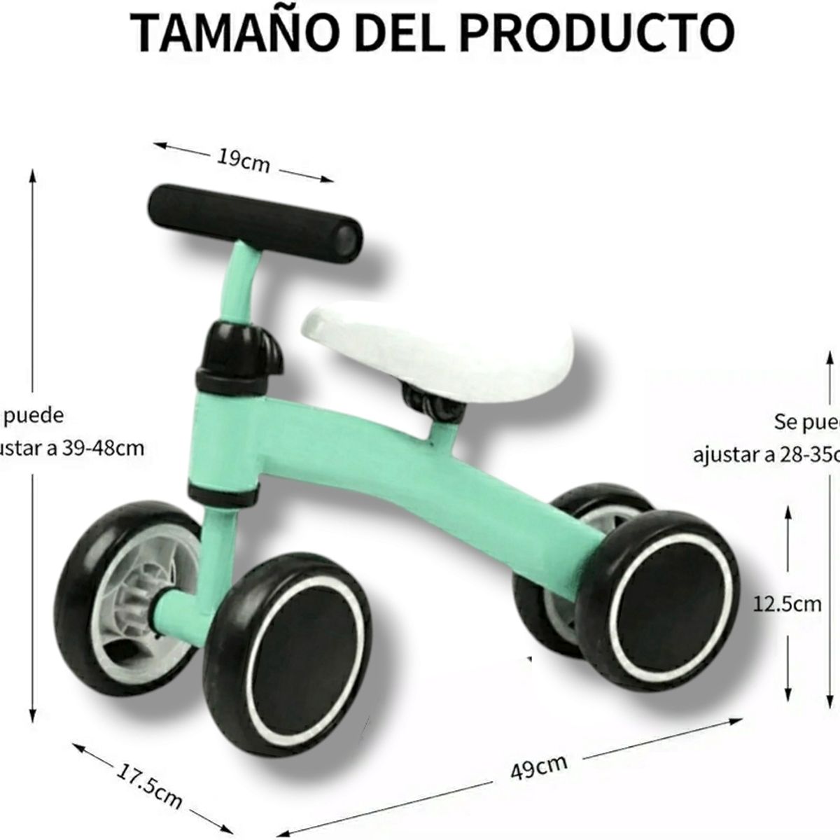 GENERICO - BICICLETA BUGUI ESTIMULACION DE EQUILIBRIO ESMERALDA