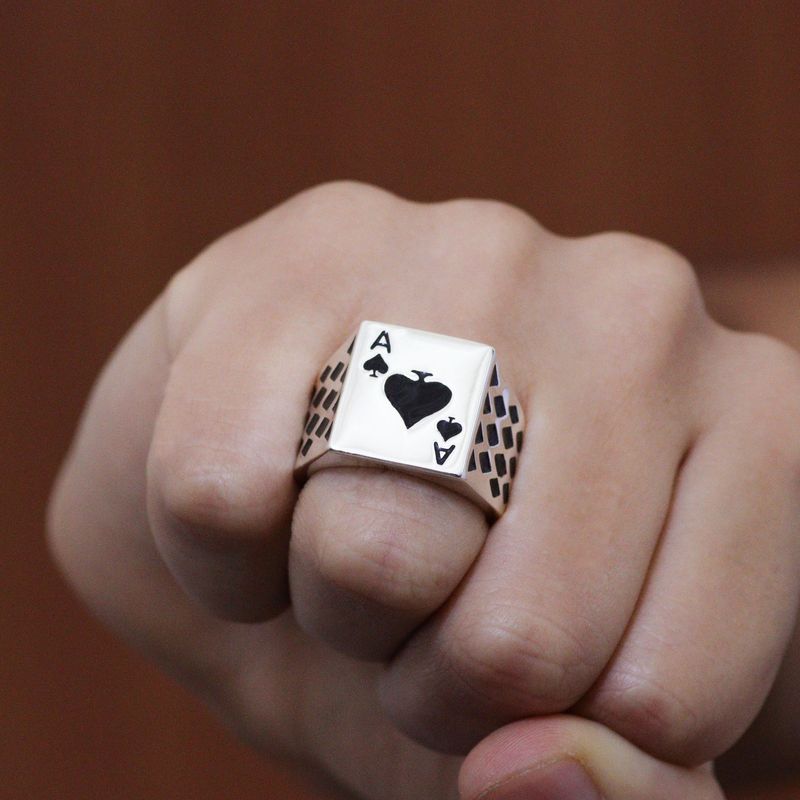 LUYA JOYERÍA - Anillo AZ de espadas de Luya