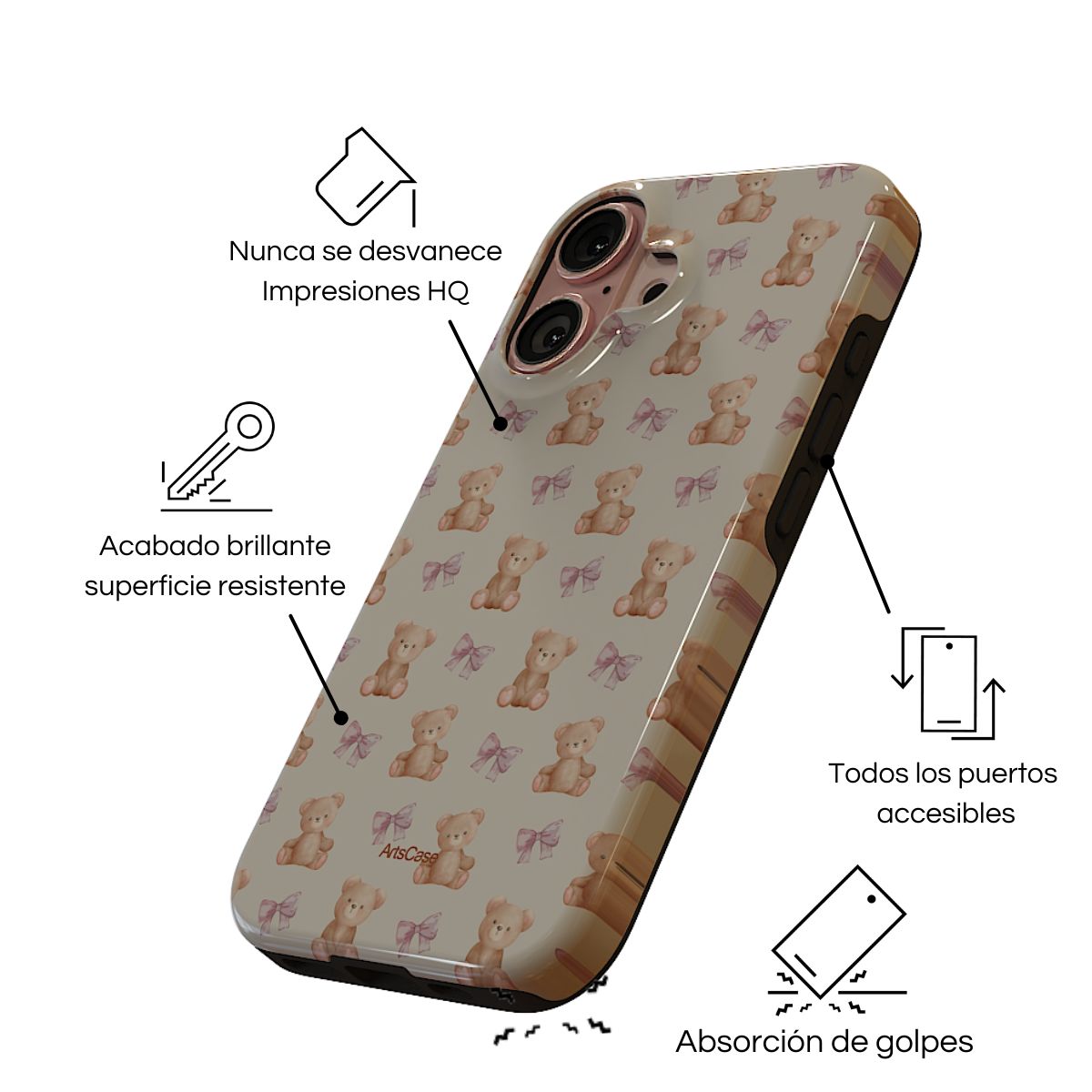 ARTSCASE - Case iphone 13 Bears II ArtsCase