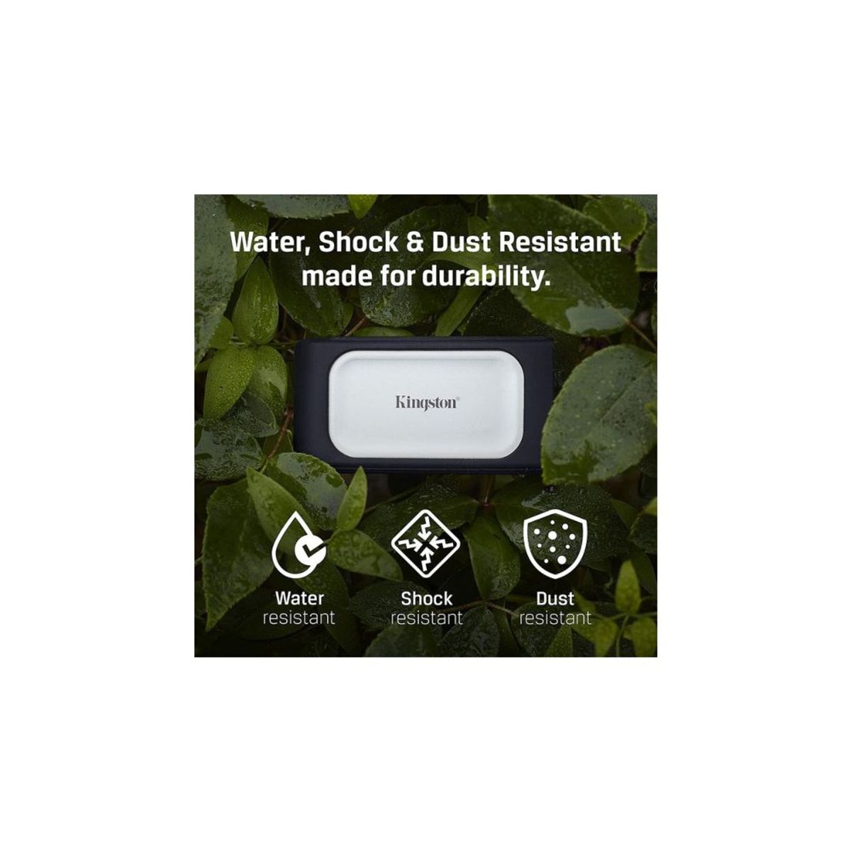 KINGSTON - DISCO Externo PORTABLE SSD KINGSTON XS2000 4TB USB C 2000MBS VELOZ