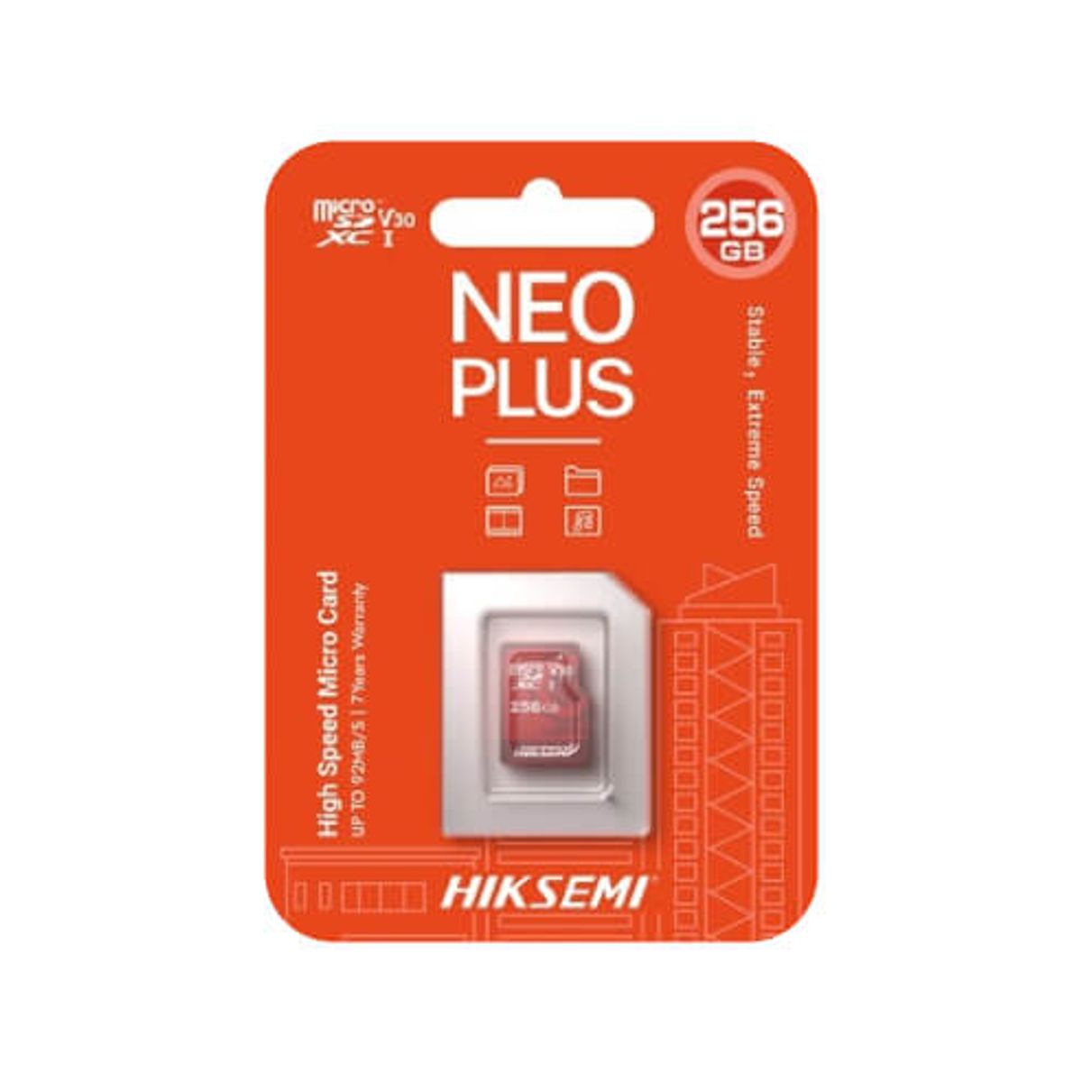 HIKVISION - MEMORIA MICRO SD 256GB HIKSEMI CLASS 10 NEO PLUS