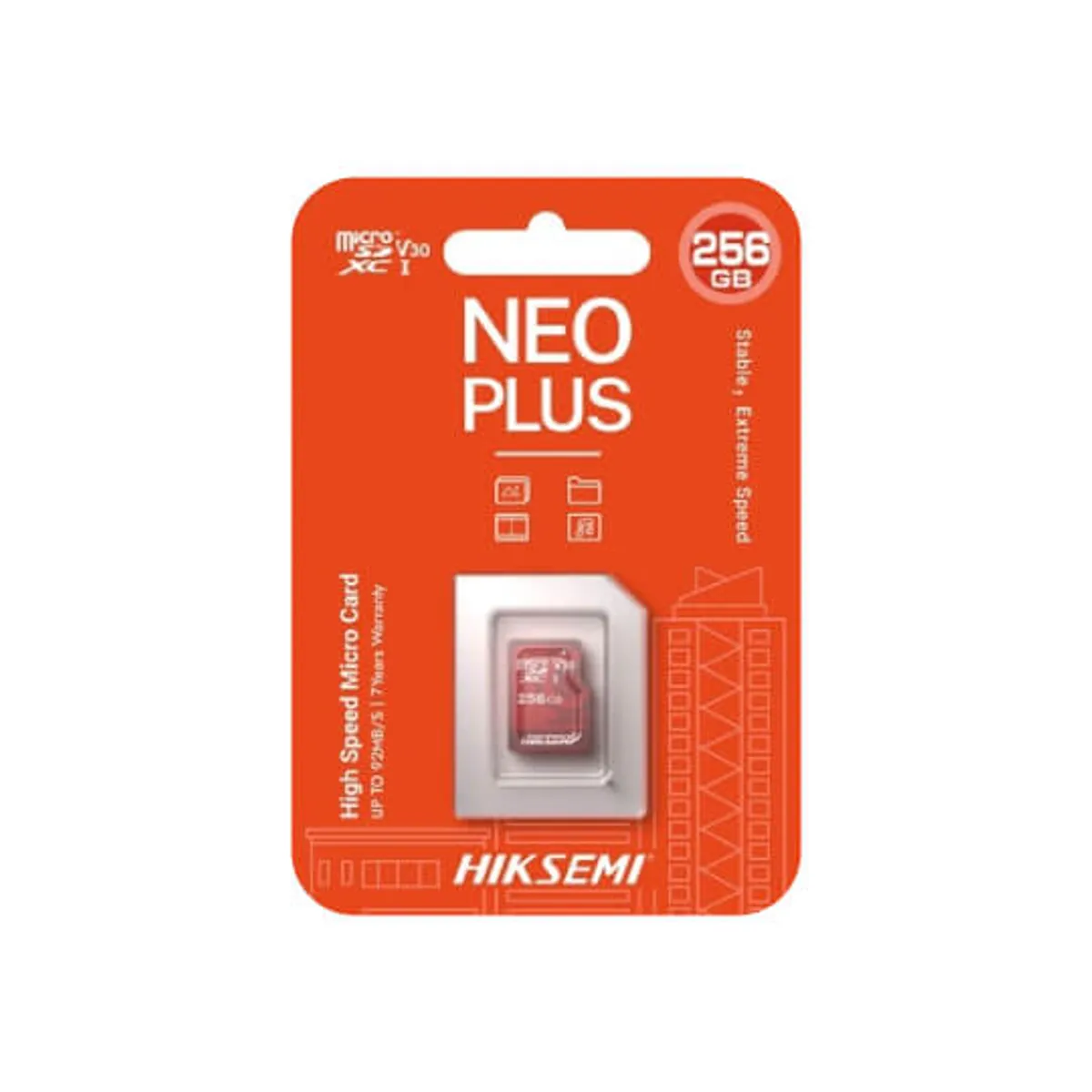 HIKVISION - MEMORIA MICRO SD 256GB HIKSEMI CLASS 10 NEO PLUS