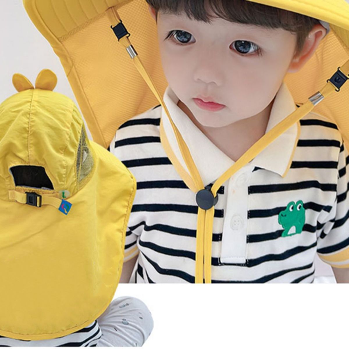 GENERICO - SOMBRERO ALA ANCHA DE ANIMALES PARA NIÑOS FPS 50