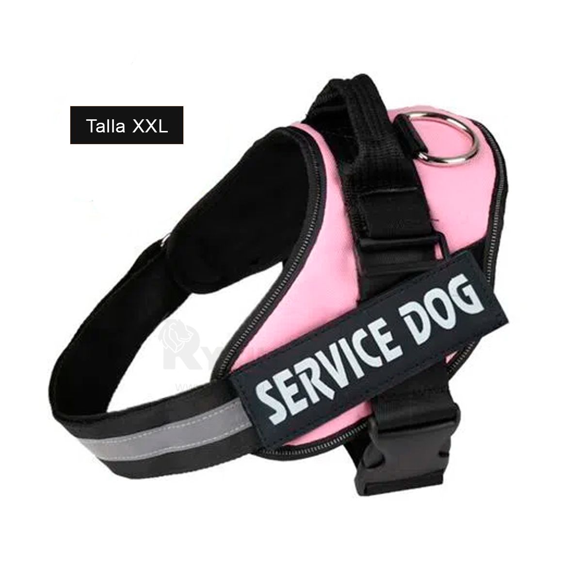 RYBIU IMPORT - Pechera de Paseo Pet XXL en Color Rosado Y+Papel de Regalo