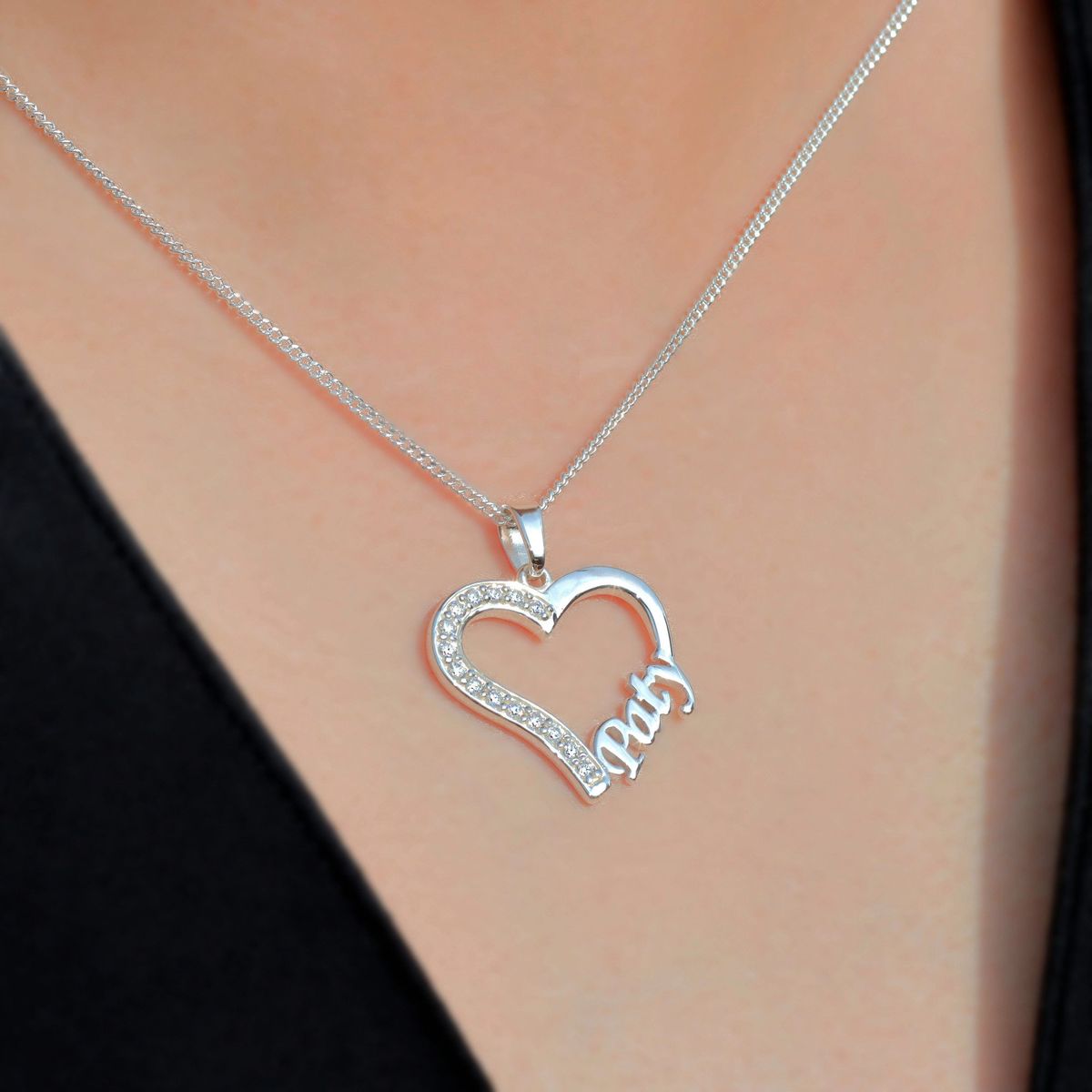 LUYA JOYERÍA - Collar de corazón con nombre
