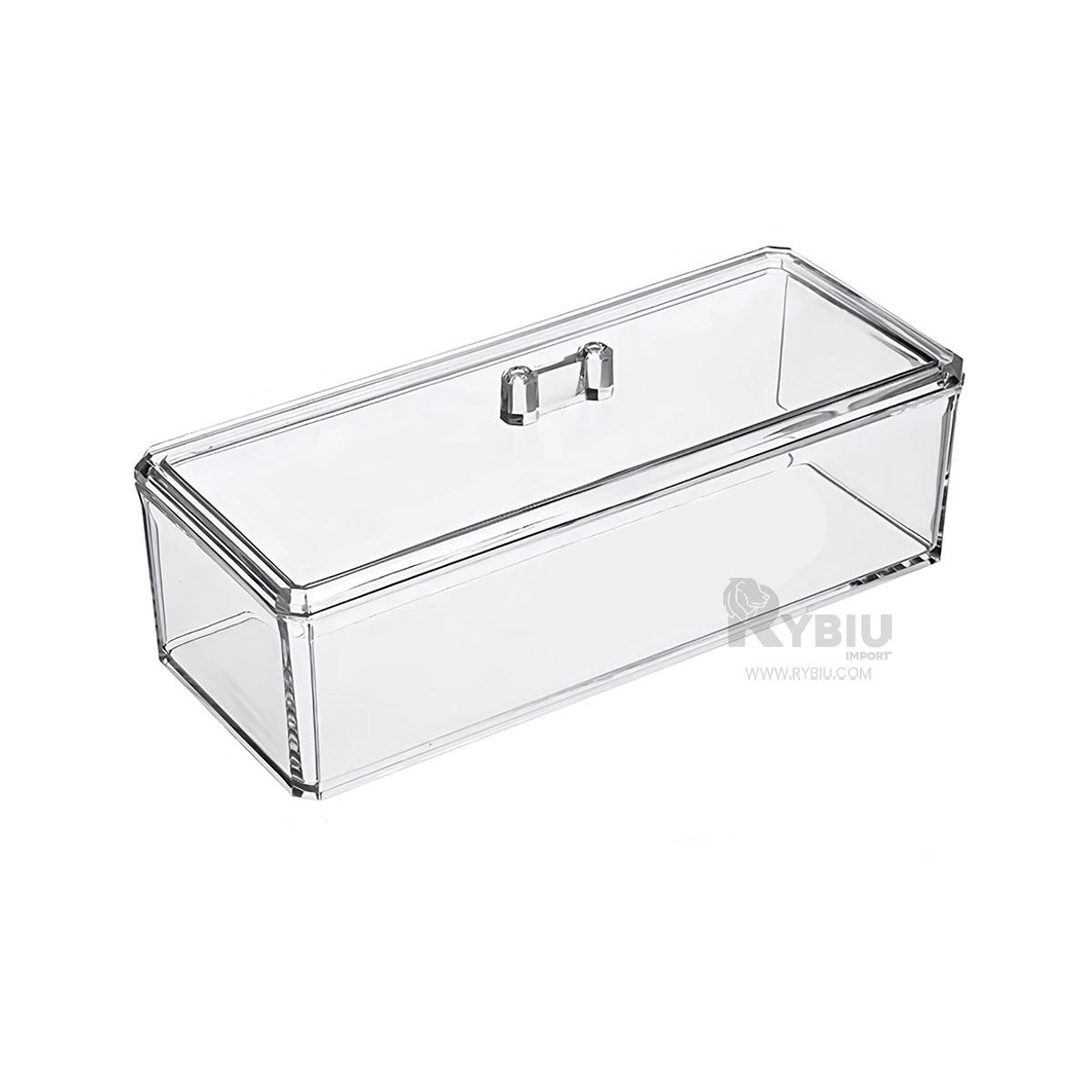 GENERICO - Caja Organizadora de Acrilico de 1 Nivel Transparente