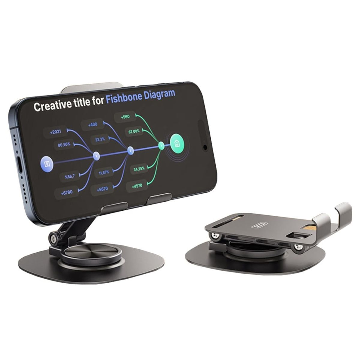 XO - Holder para Escritorio XO-C151 Soporte Metálico de Celular o Tablet