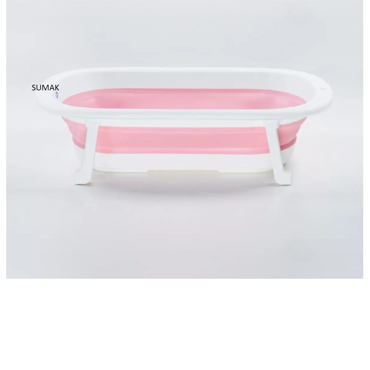 OEM - BAÑERA PLEGABLE PARA BEBE COLOR ROSADO