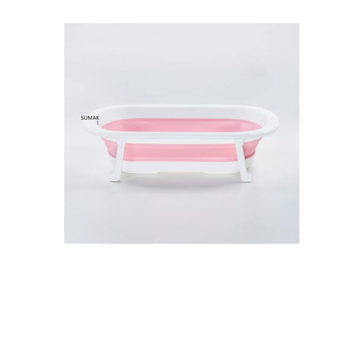 OEM - BAÑERA PLEGABLE PARA BEBE COLOR ROSADO
