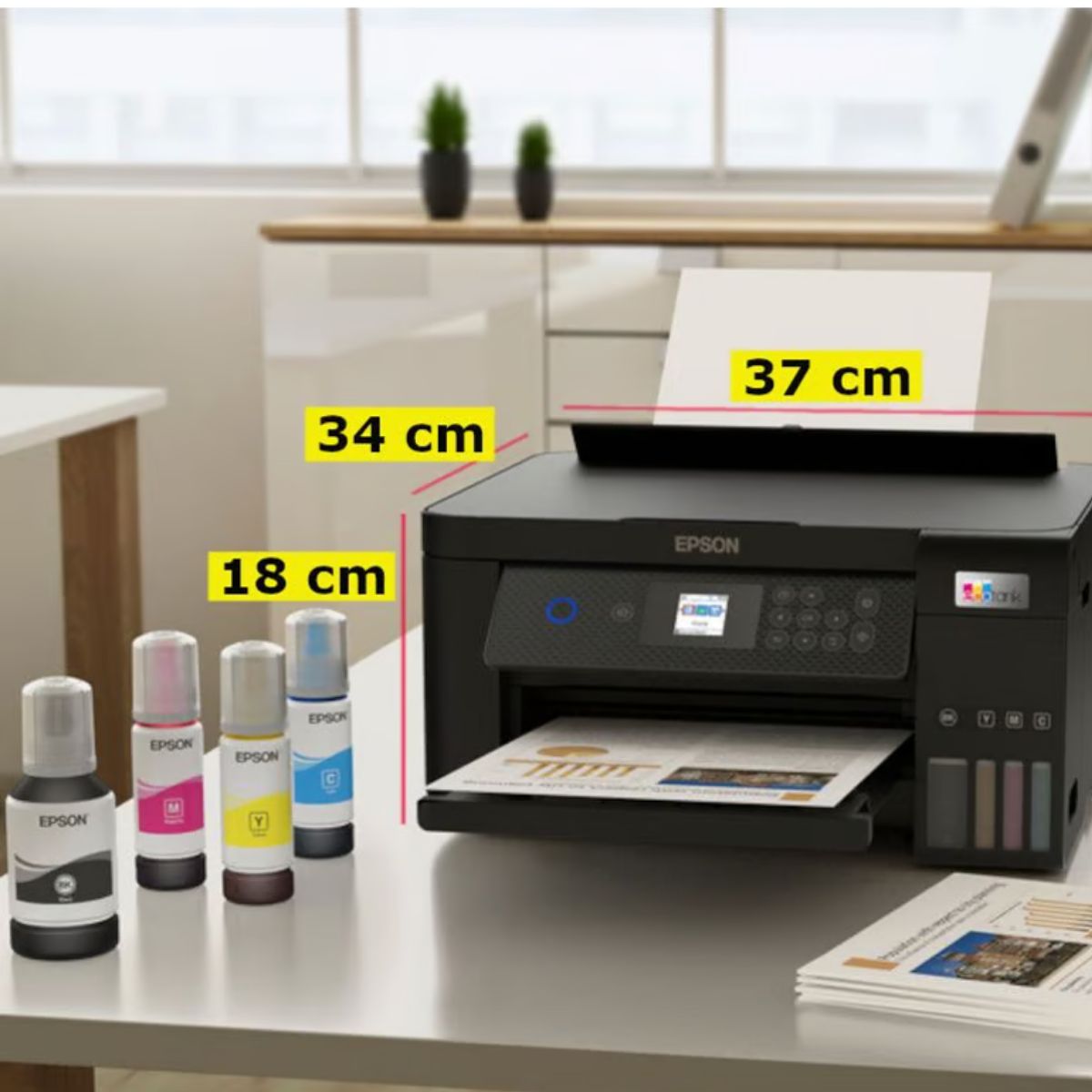 EPSON - Impresora Epson L4260 + 4 Tintas T504 adicionales