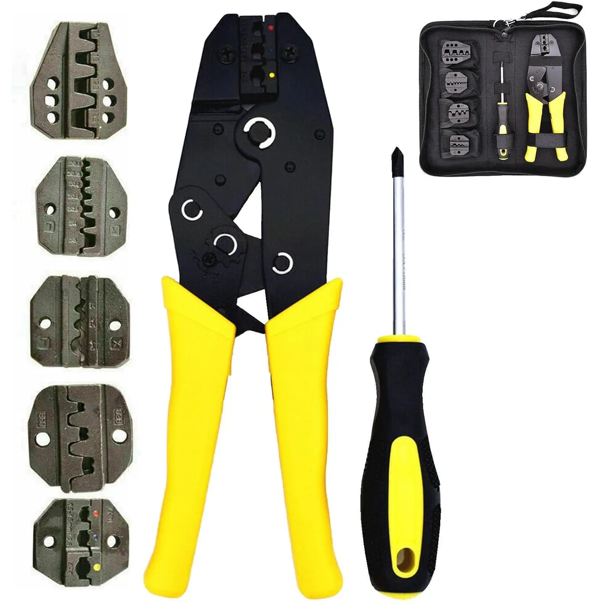 OEM - Alicate Prensa Terminales Crimpeador Engarzado Mordaza