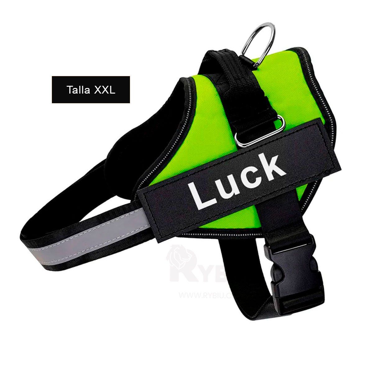 GENERICO - Pechera de Proteccion Dog en Verde XXL Y+Regalo Stickers