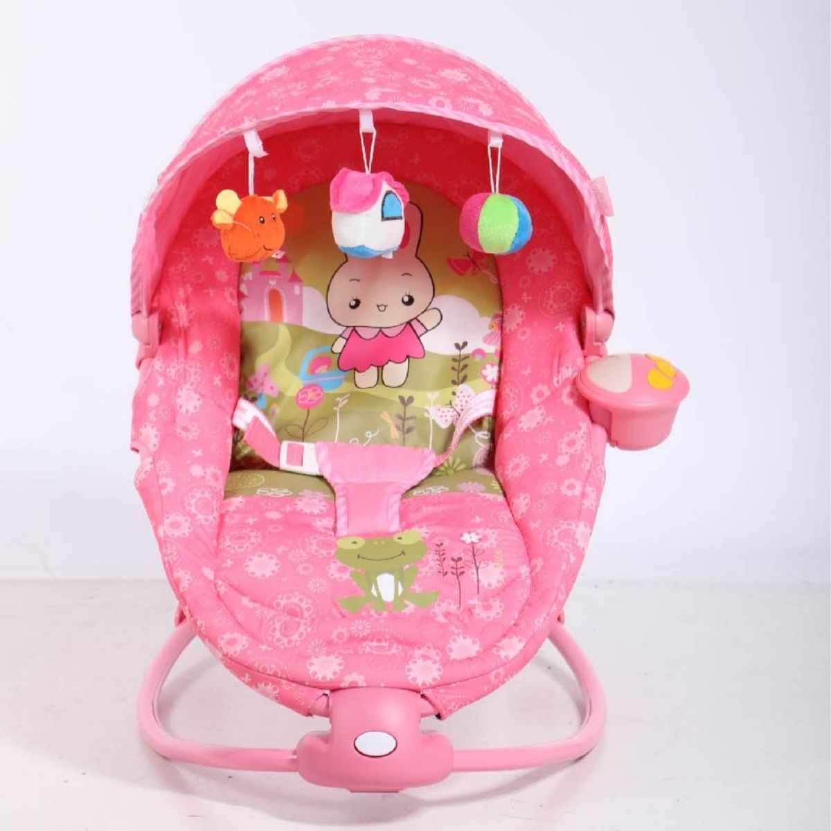 EBABY - SILLA MECEDORA MUSICAL CON VIBRADOR ROSADO DANCINO