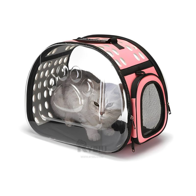 RYBIU IMPORT - Maletin para Paseos de Perros de Color Rosado Y+Agendita