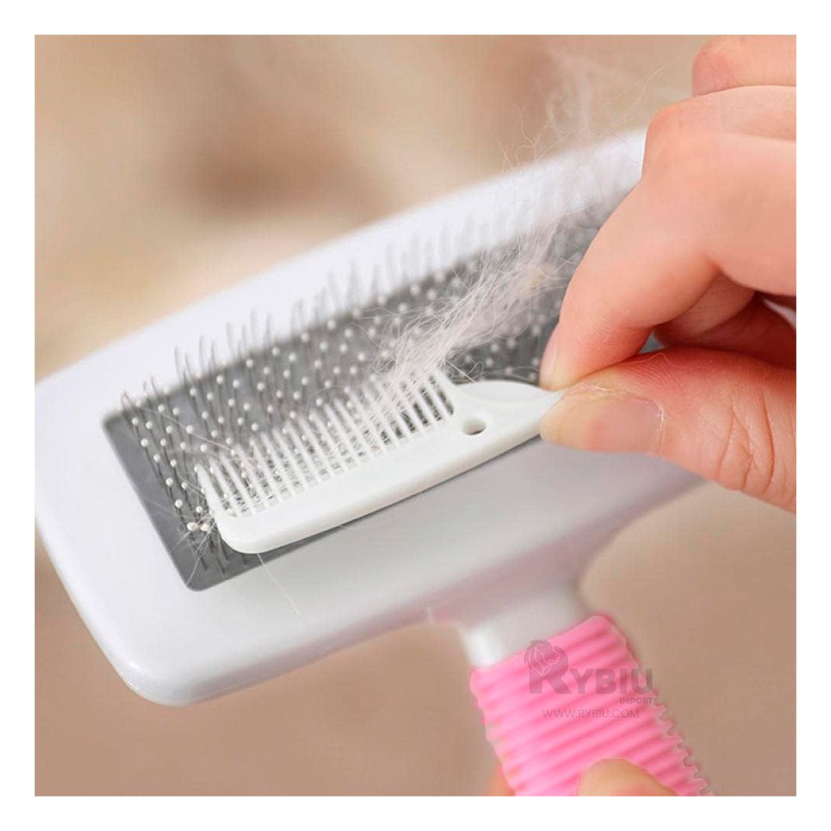 GENERICO - Kit Desenredante de Pelo para Gatos Rosado Y+Regalo Agendita