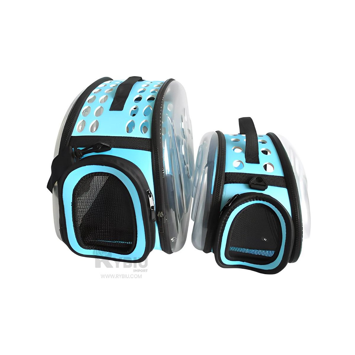 GENERICO - Transportador para Mascotas Tono Celelste Y+Papel de Regalo