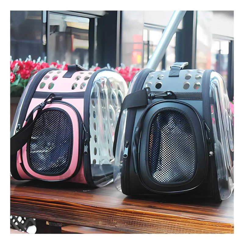 GENERICO - Transportador Practico de Perros en Rosado Y+Papel de Regalo