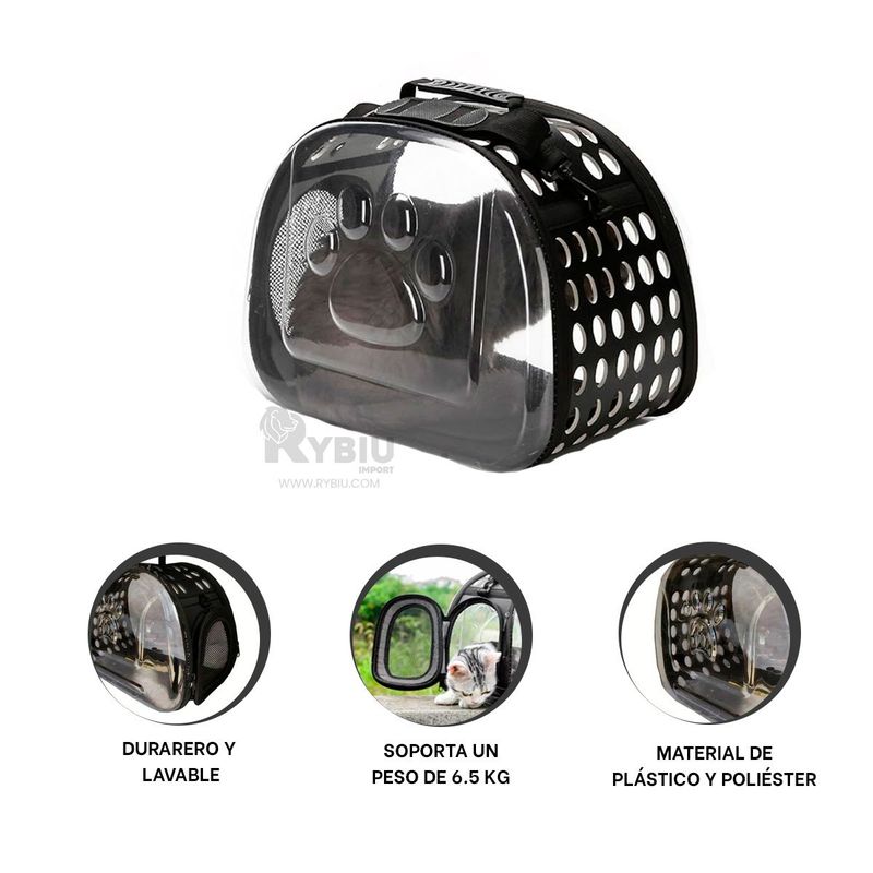 GENERICO - Jaula Util para Mascotas en Tono Negro Y+Ligas de Regalo