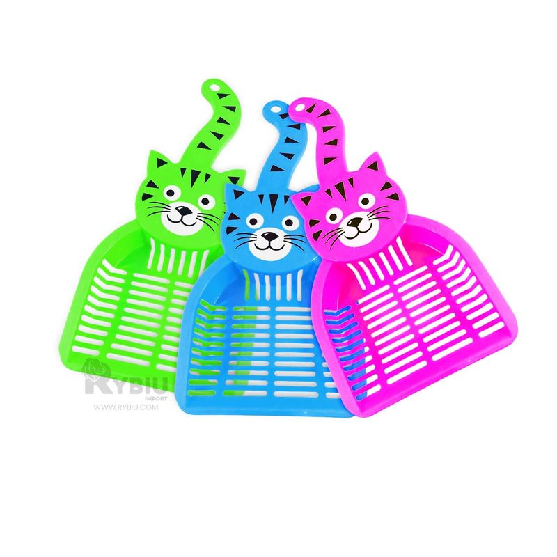 RYBIU IMPORT - Set de Palas Cernidoras de 3 Mascotas en Multicolor