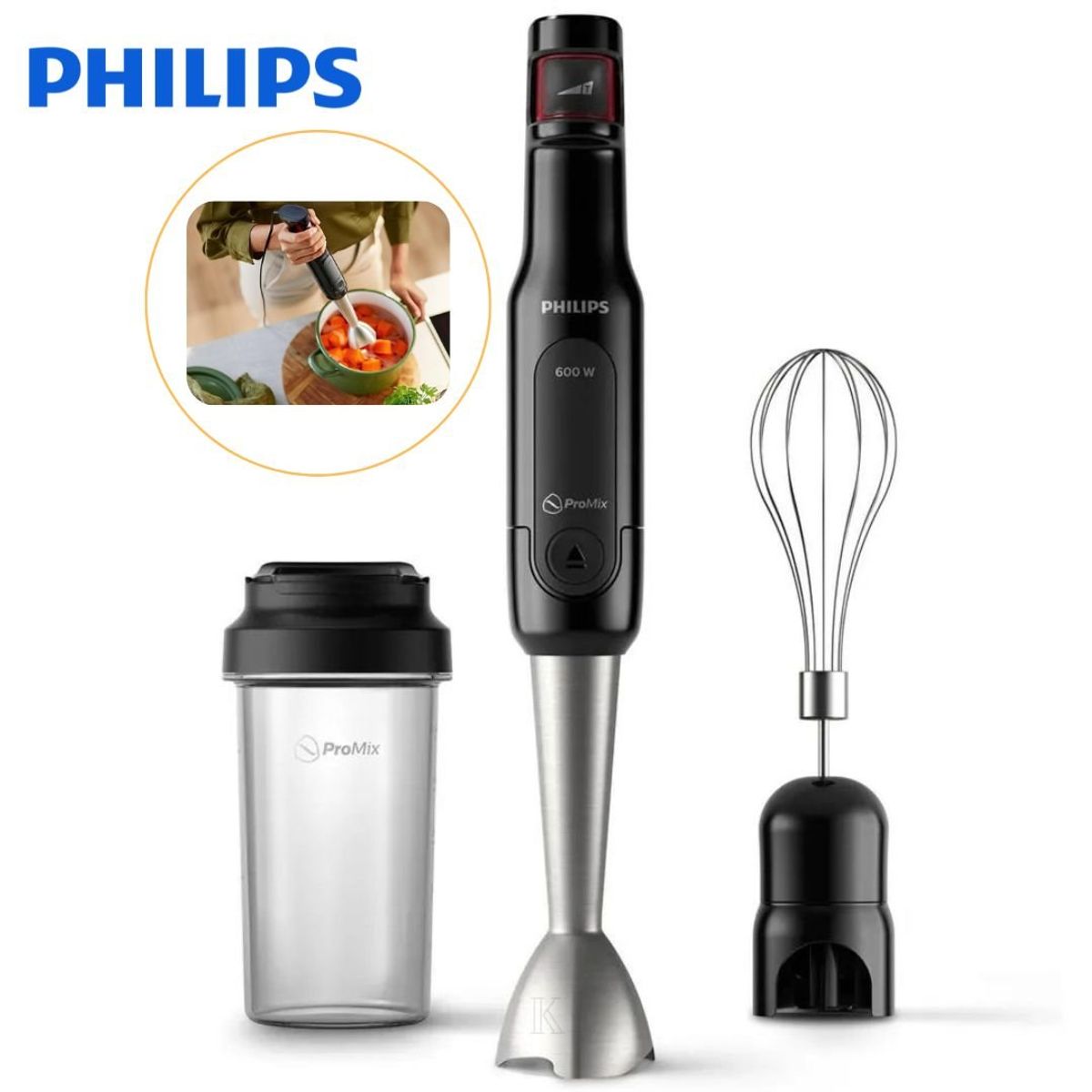 PHILIPS - LICUADORA MANUAL PRO MIX PHILIPS HR2624