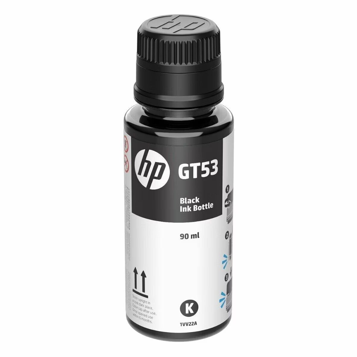 HP - Botella de Tinta HP GT53 Negra Original