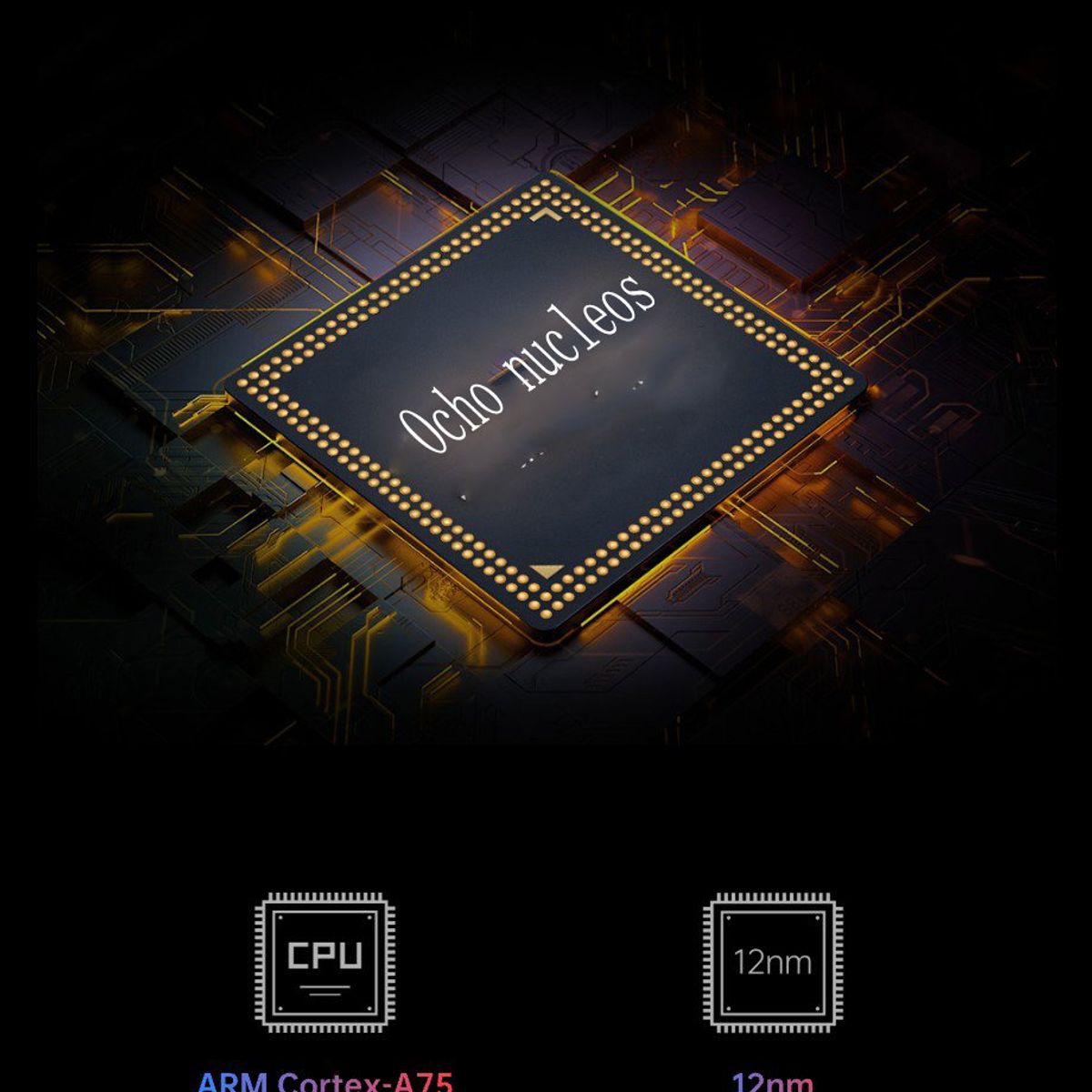 COOLPAD - Celular Coolpad CP12S 16GB+256GB-Negro