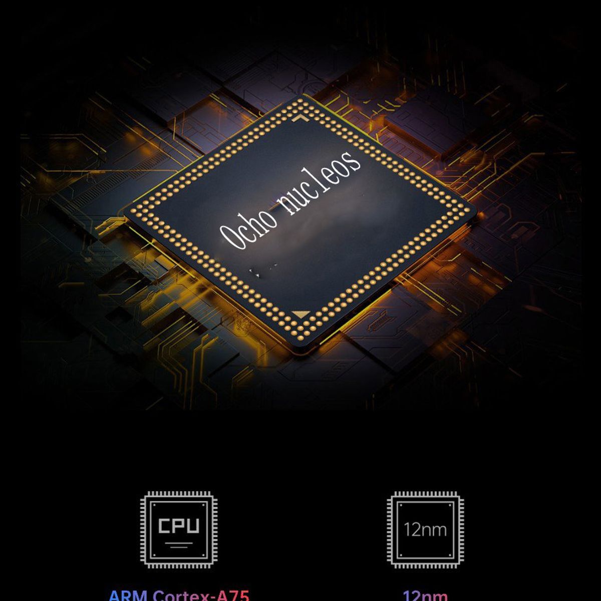 COOLPAD - Celular Coolpad CP12S 14GB+128GB-Negro