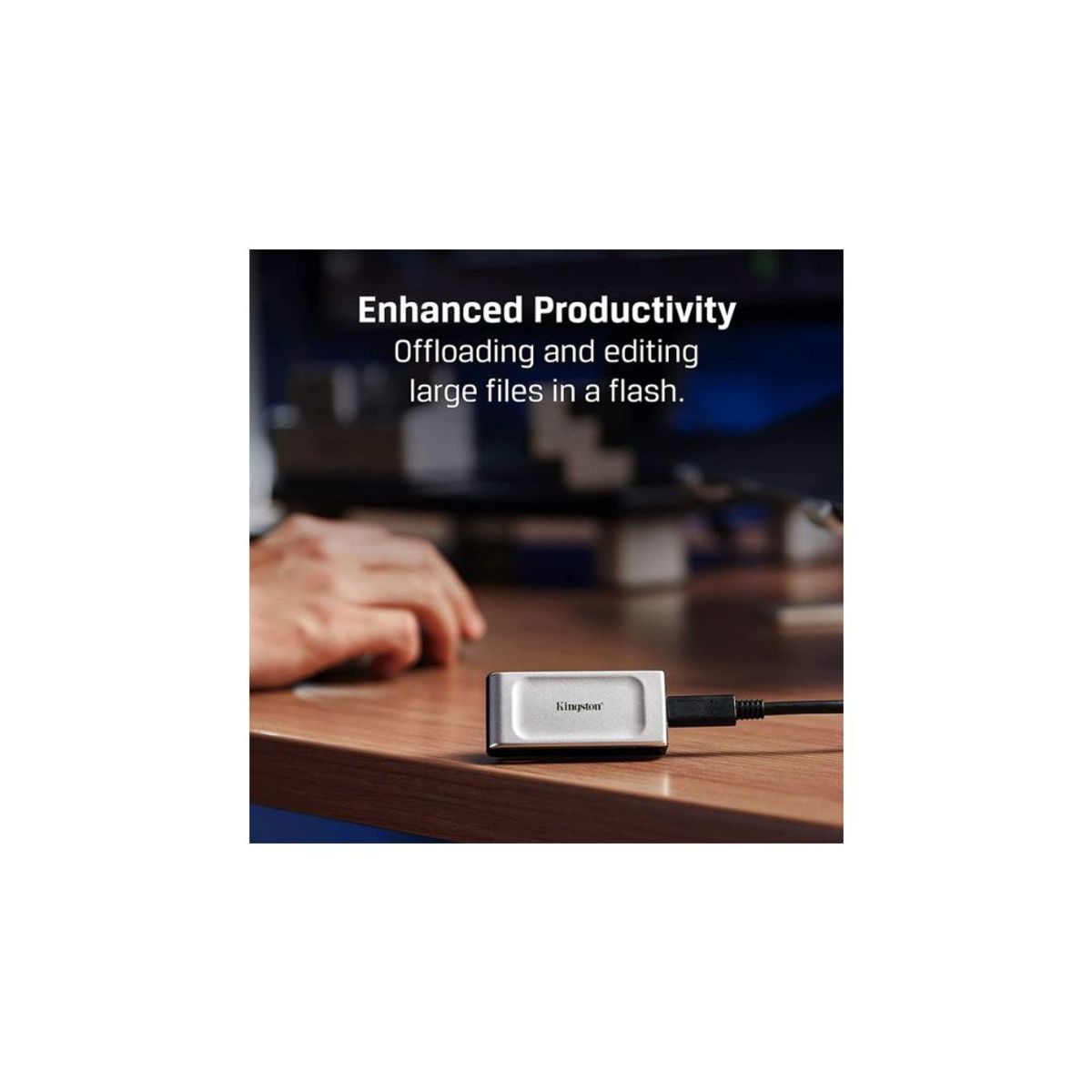 KINGSTON - DISCO SSD Externo KINGSTON XS2000 4TB 32 TIPO C 2000MBS