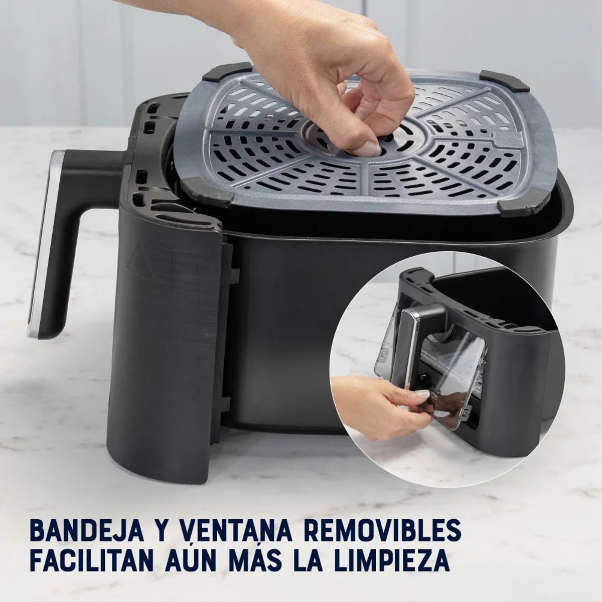 OSTER - Freidora de Aire Digital Oster® de 6L DiamondForce CKSTAF60WDDF