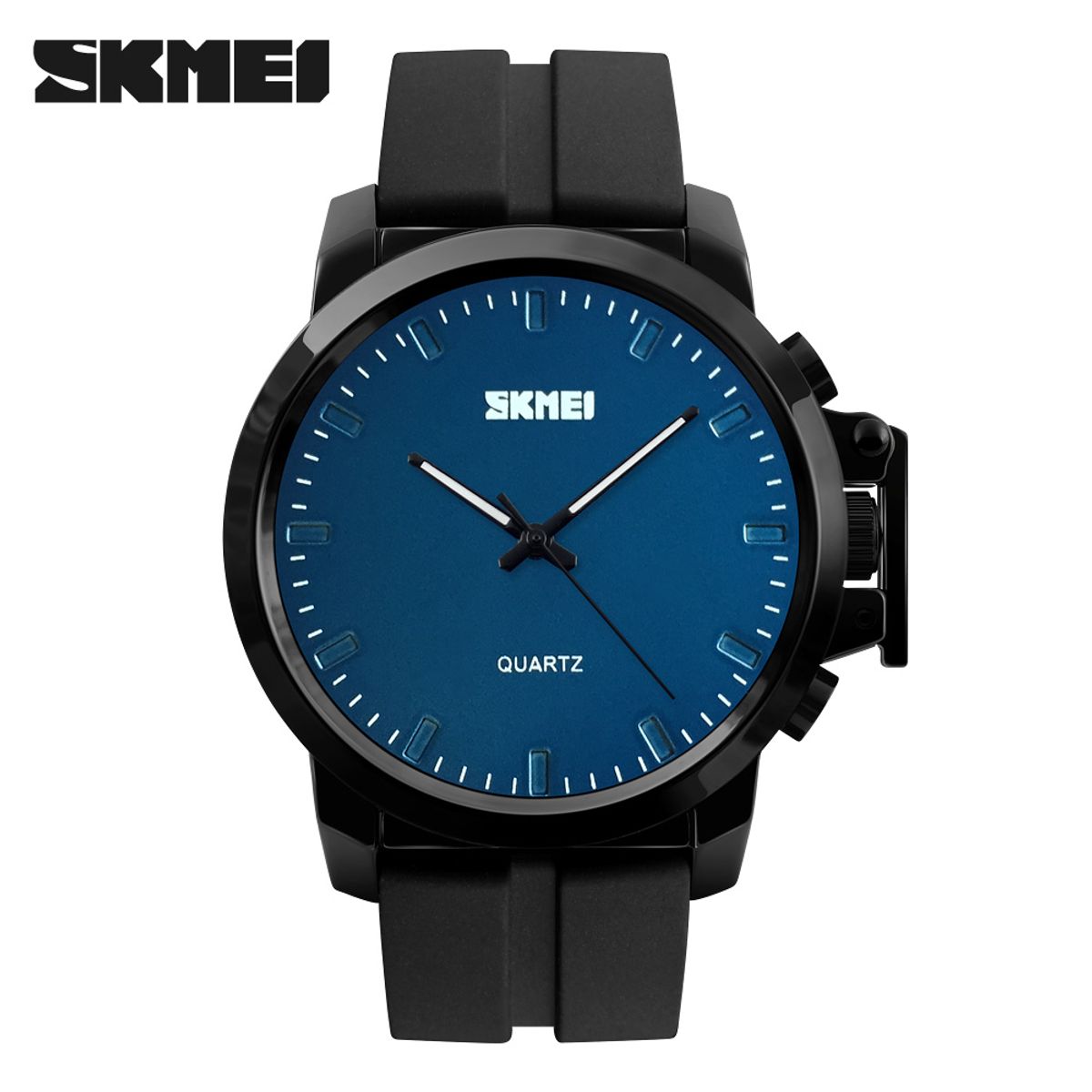 SKMEI - RELOJ SKMEI 1208 Negro Fondo AZUL Silicona
