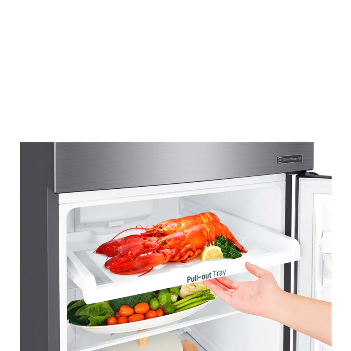 LG - Refrigerador LG con Compresor Smart Inverter y Tecnología DoorCooling+™ GT29BPPDC