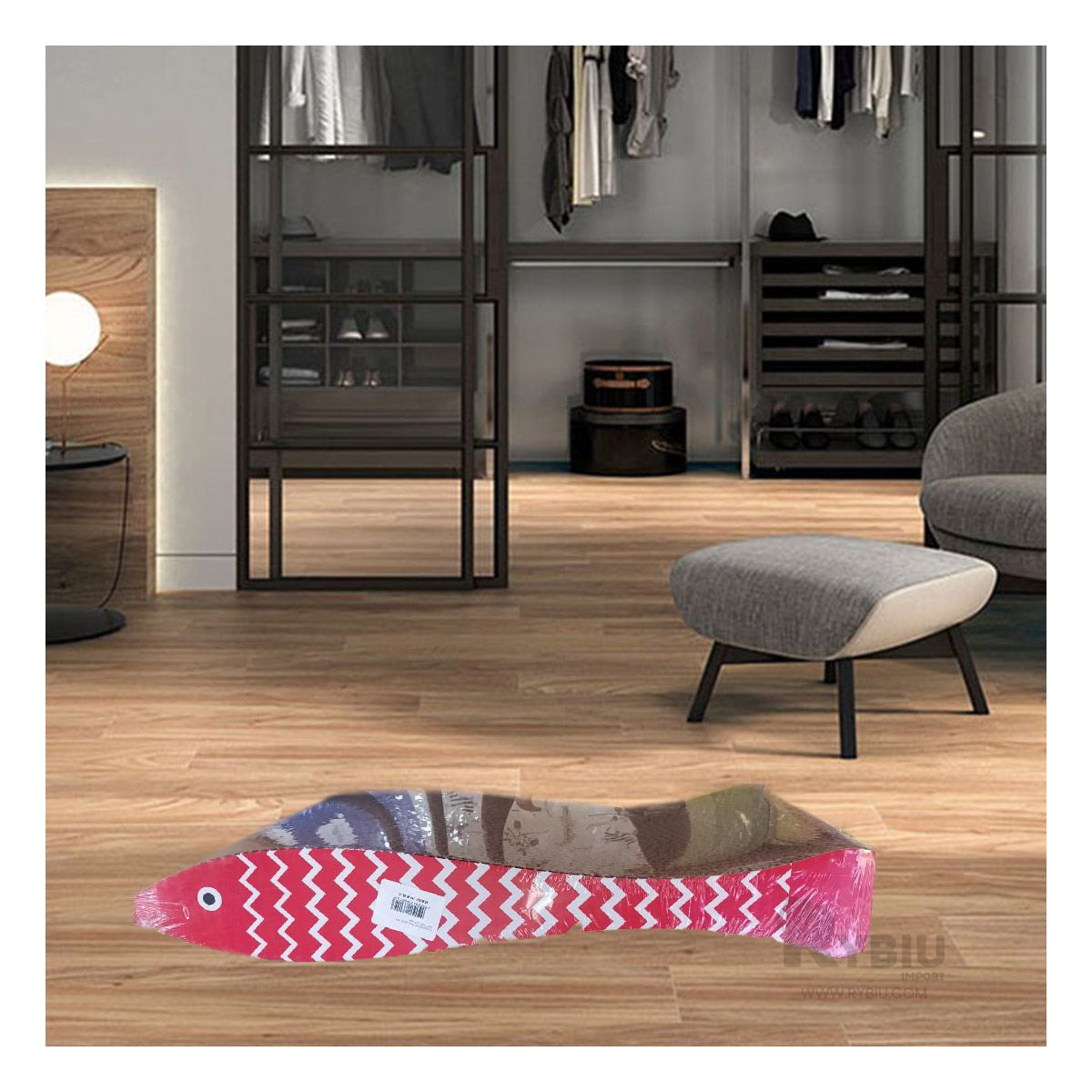 RYBIU IMPORT - Rascador Resistente Para Gatos en Marron Y+Ligas de Regalo