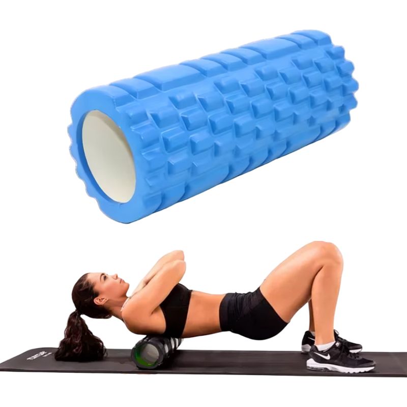 GENERICO - Rodillo de espuma para hacer ejercicio yoga - CELESTE