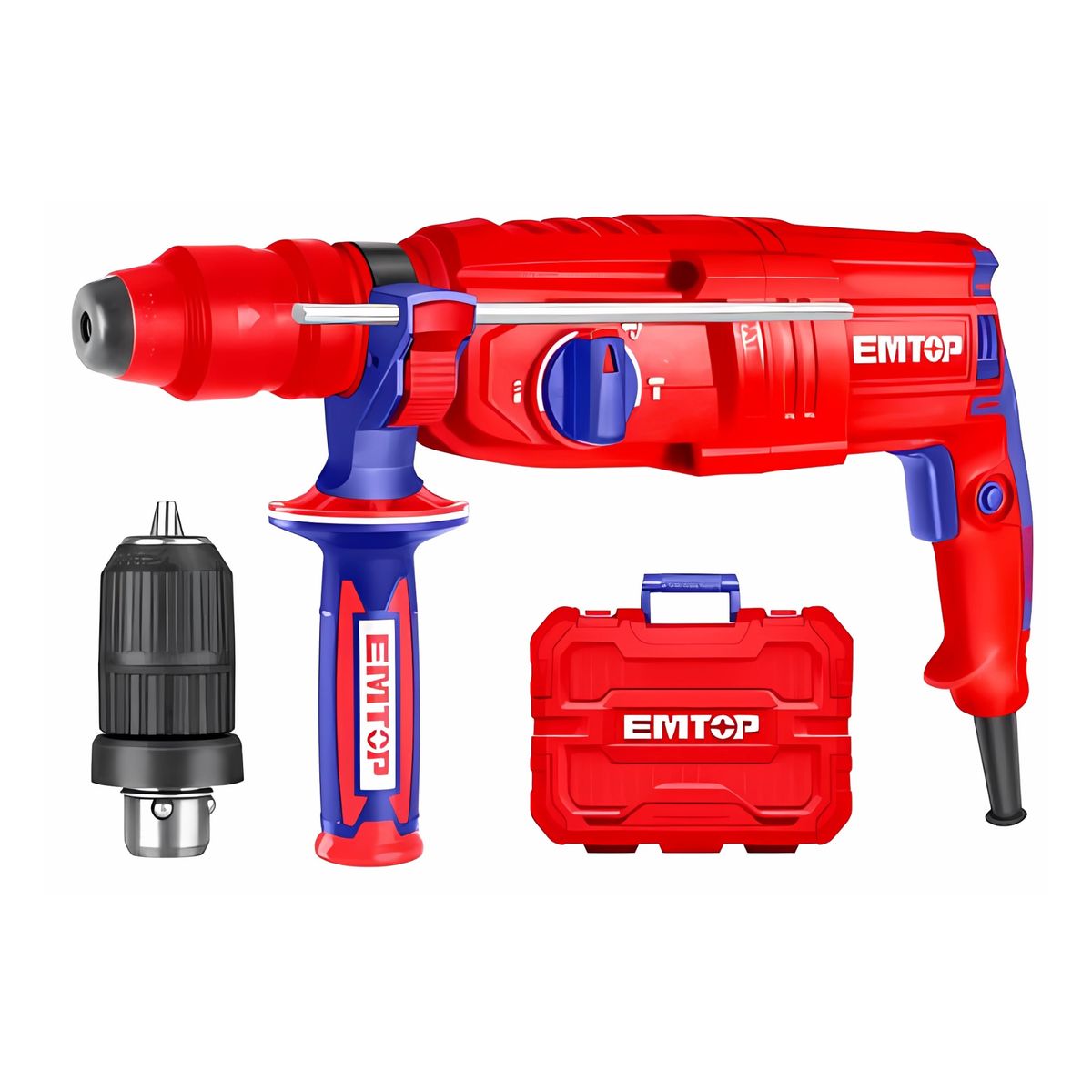 EMTOP - ROTOMARTILLO PERFORADOR SDS PLUS 800W ERHRL802 EMTOP