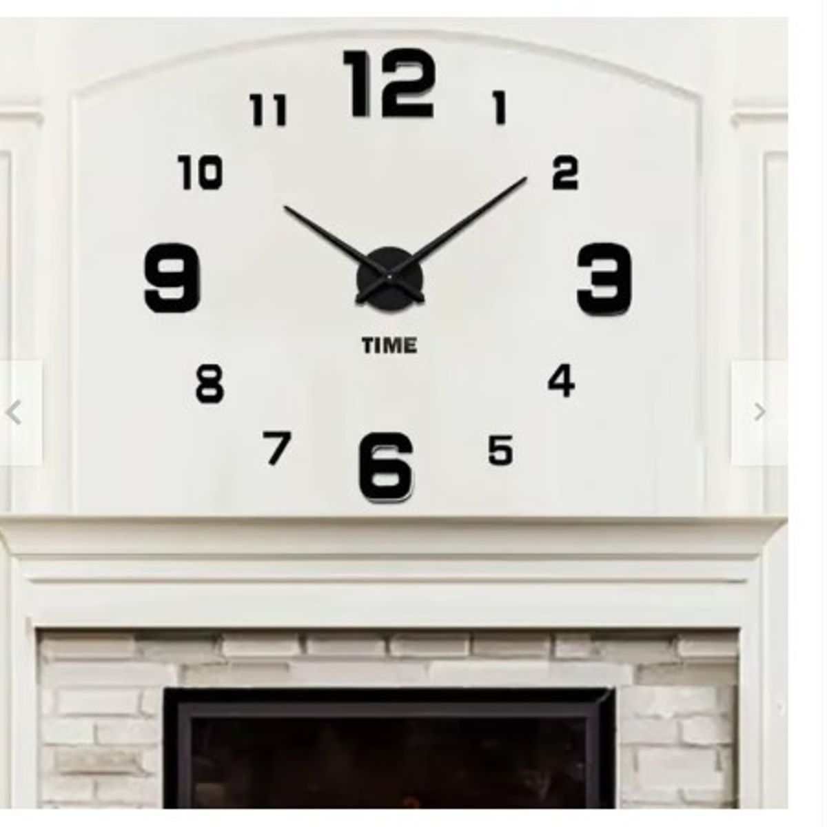 GENERICO - Reloj 3D Grande con Relieve Decorativo Moderno Europeo Hogar Oficina