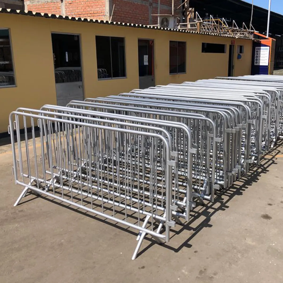 GENERICO - Vallas de Seguridad 250 cm Galvanizado