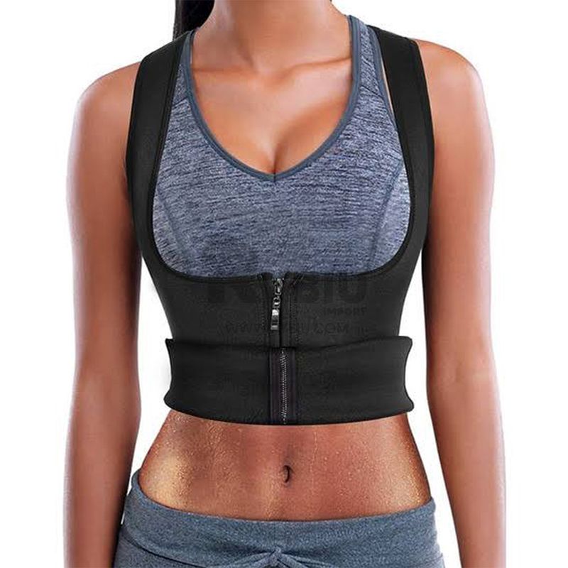 GENERICO - Faja Crossfit Util Negro en S Y+Regalo Ligas para Peinar