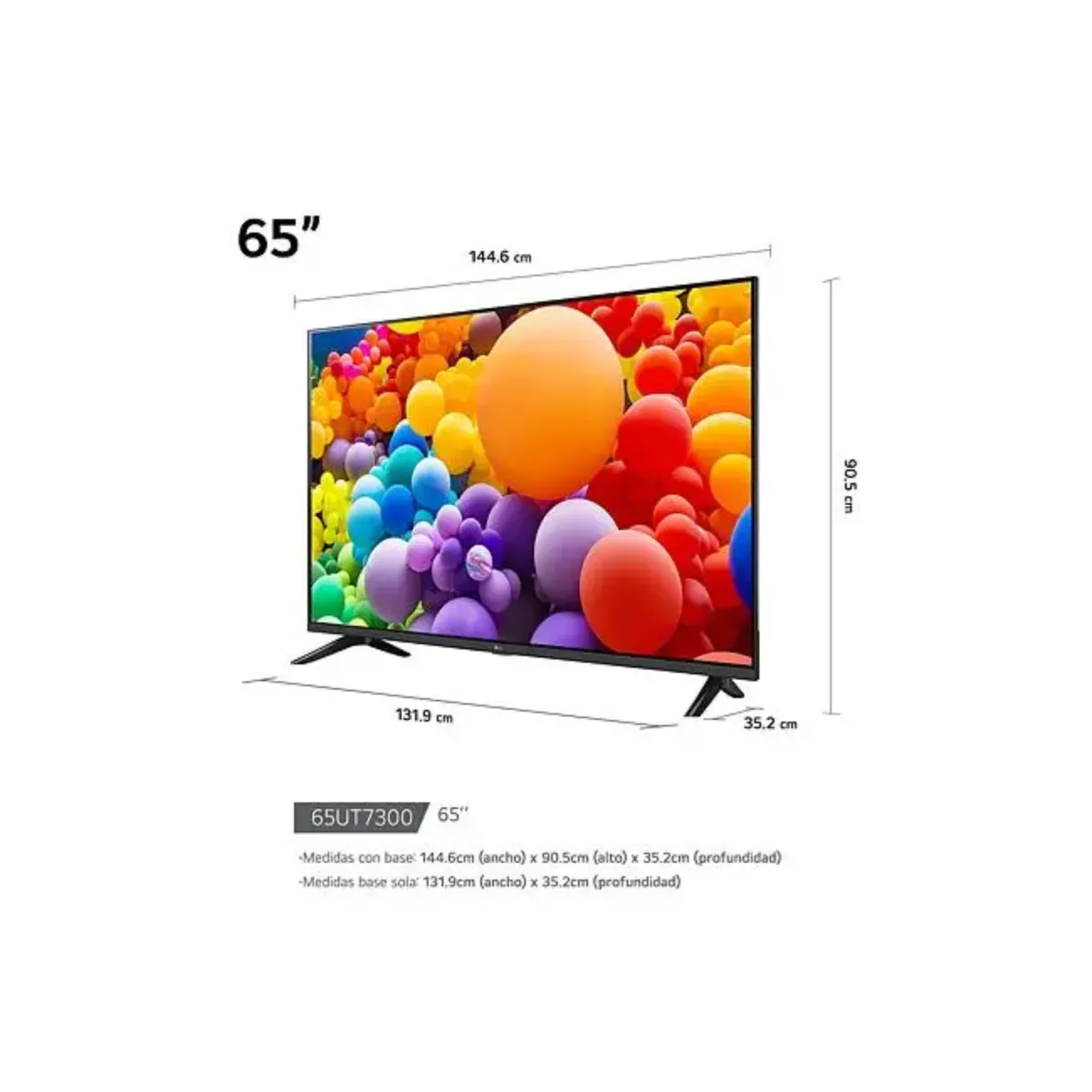 LG - Televisor LG Smart TV 65 LED 4K UHD 65UT7300PSA