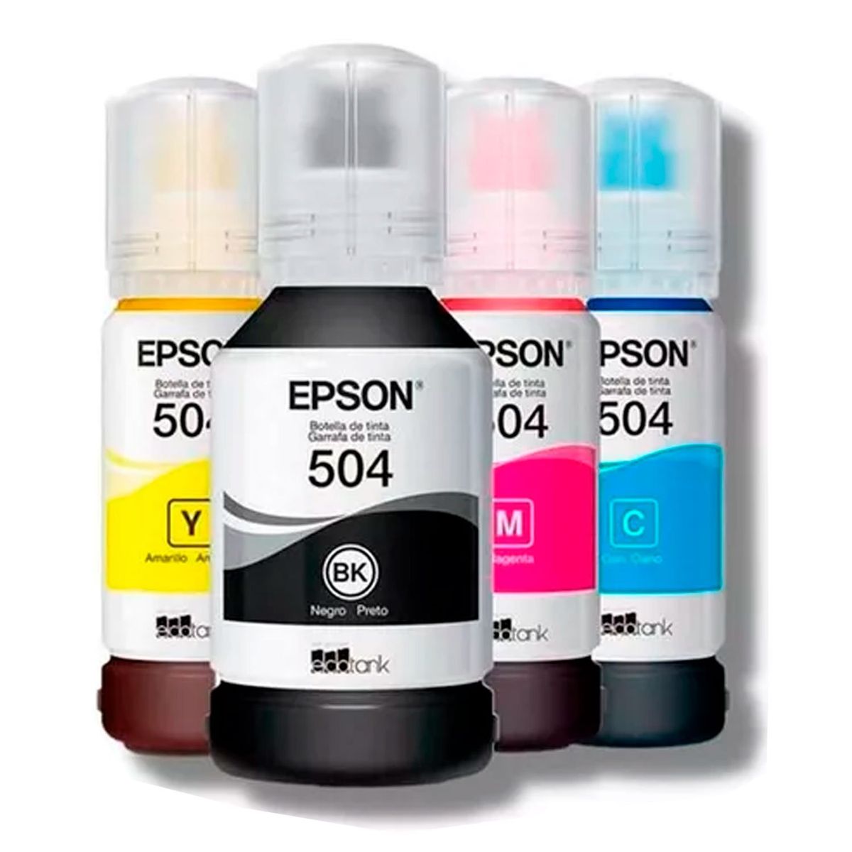 EPSON - Kit Tinta Epson T504 Negro Cyan Magenta Yellow L4150 L6171 L14150