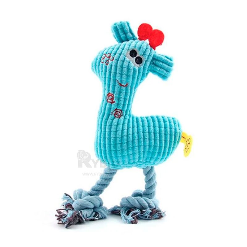 RYBIU IMPORT - Muñeco Infantil de Jirafa de Color Celeste Y+Gift Stickers